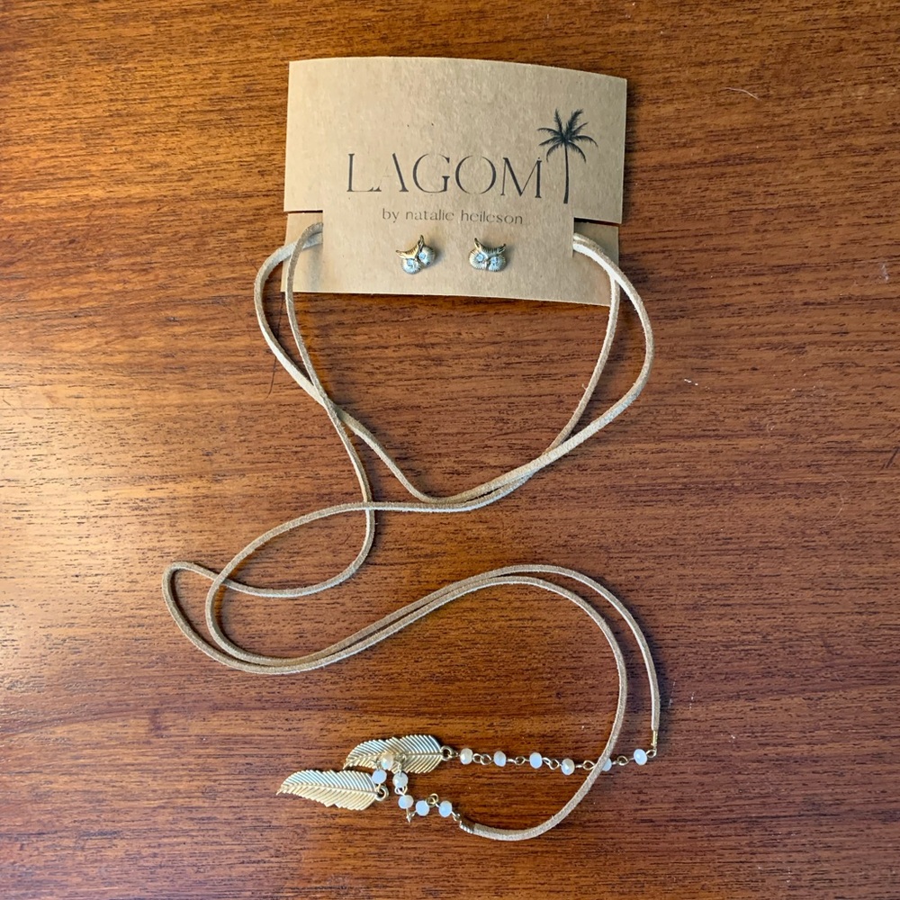 Earring/Choker Necklace Set